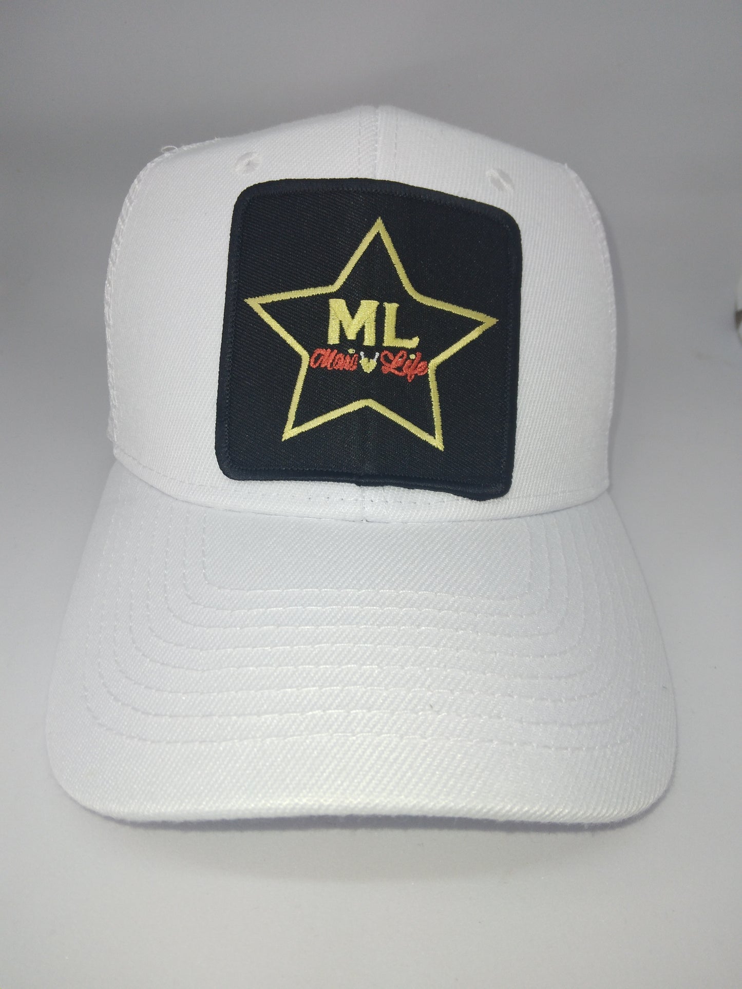 Movie Life All White Trucker Hat