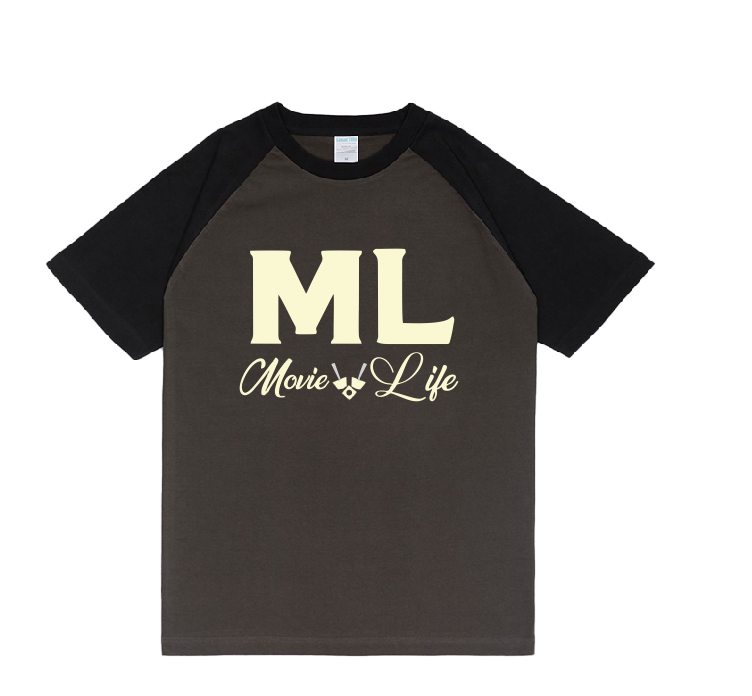 ML Black and Brown Ragland T-Shirt