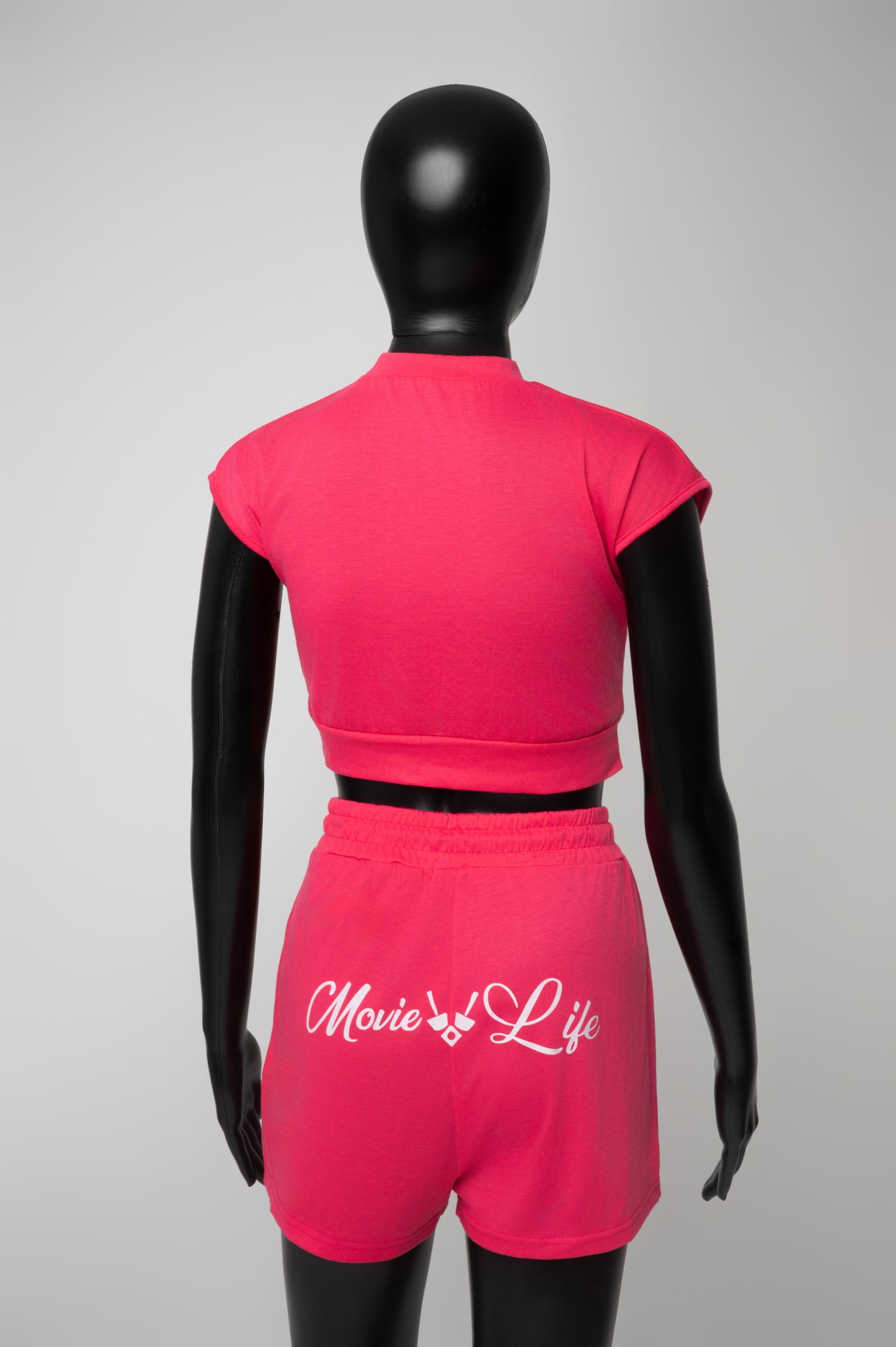 Movie Life Pink Short Set
