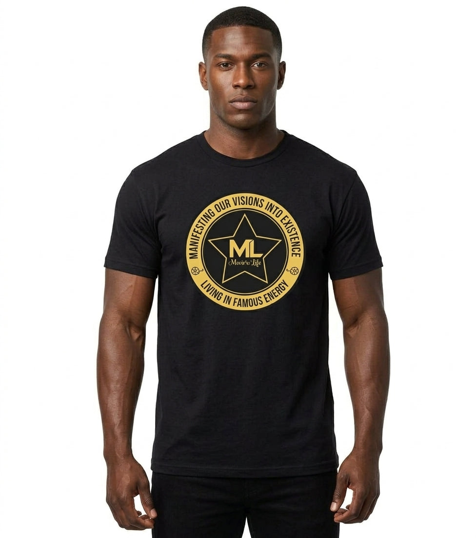 Movie Life Shield Short Sleeve T-Shirt Black