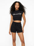 Movie Life Black Short Set