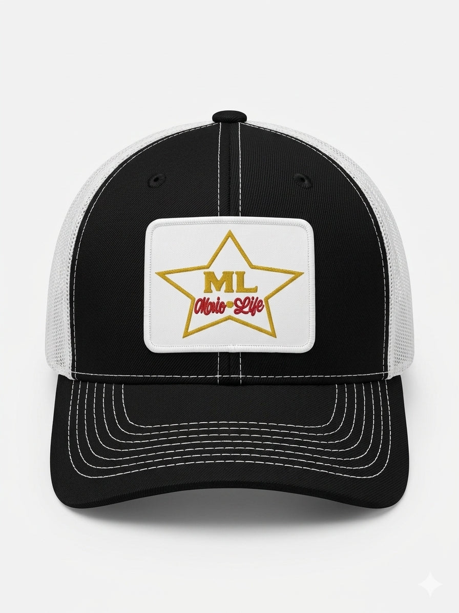 Movie Life Black_White Trucker Hat