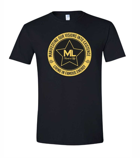 Movie Life Shield Short Sleeve T-Shirt Black