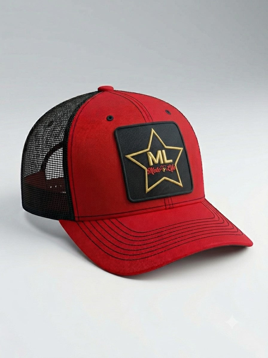 Movie Life Red_Black Trucker Hat